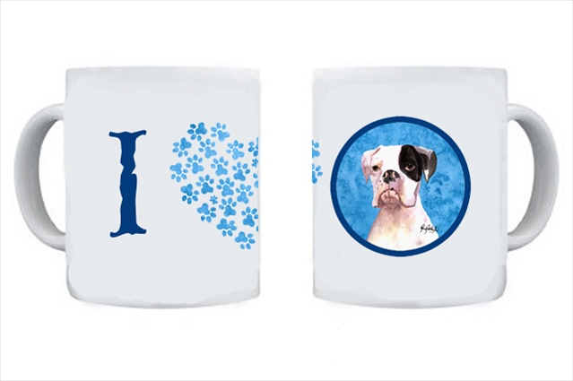 Picture of Carolines Treasures RDR3019BU-CM15 Boxer Dishwasher Safe Microwavable Ceramic Coffee Mug 15 oz.