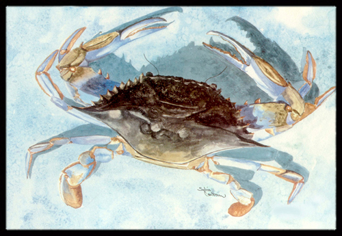 Blue Crab Indoor or Outdoor Mat