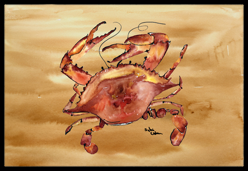 Cooked Crab Sandy Beach Indoor or Outdoor Mat