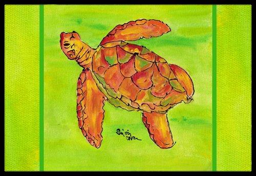 8376MAT 18 x 27 In. Turtle Indoor or Outdoor Mat