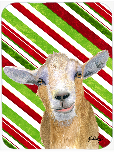 Candy Cane Goat Christmas Mouse Pad
