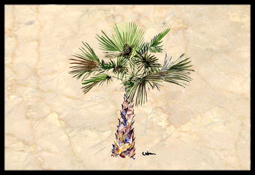 8480MAT 18 x 27 In. Palm Tree Indoor or Outdoor Mat
