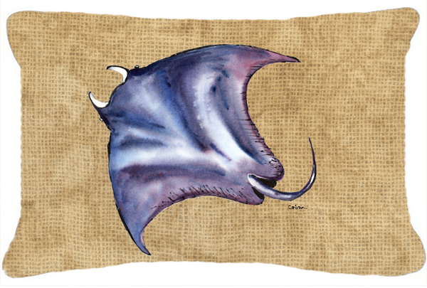 Stingray Indoor & Outdoor Fabric Decorative Pillow