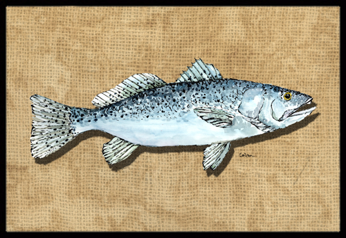 Speckled Trout Indoor or Outdoor Mat