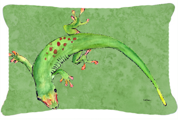 Gecko Indoor & Outdoor Fabric Decorative Pillow