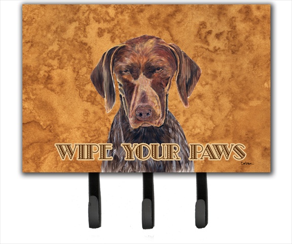 SC9117TH68 6 x 9 In. German Shorthaired Pointer Wipe your Paws Leash or Key Holder