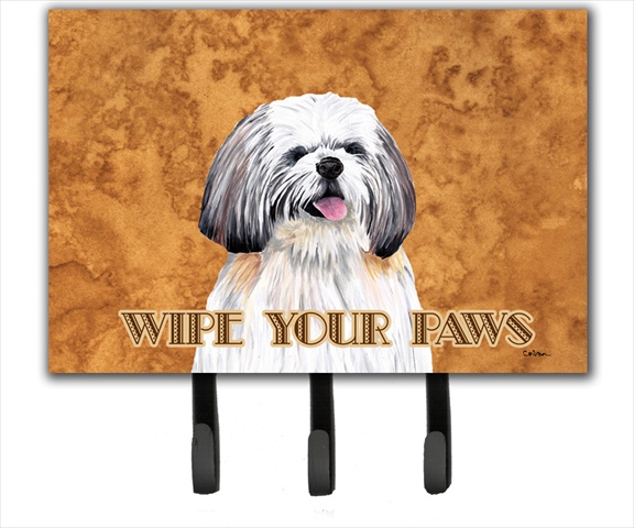 6 x 9 In. Shih Tzu Wipe your Paws Leash or Key Holder