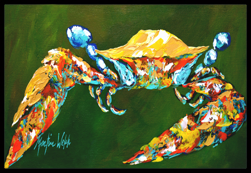 Go Green Crab Indoor or Outdoor Mat