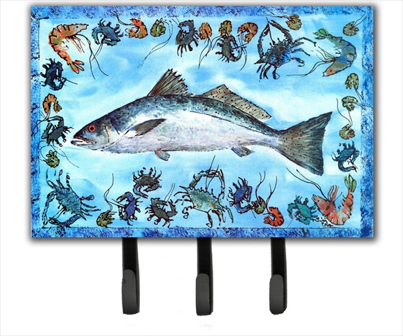 8086TH68 6 x 9 In. Fish Speckled Trout Leash or Key Holder
