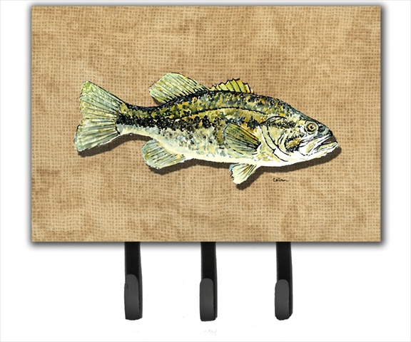 6 x 9 In. Small Mouth Bass Leash or Key Holder
