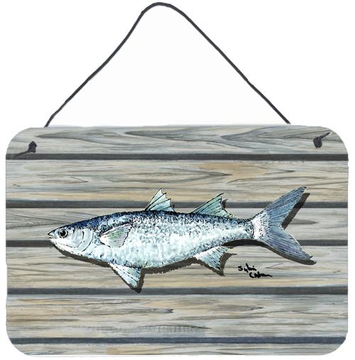 Fish Mullet Aluminium Metal Wall or Door Hanging Prints