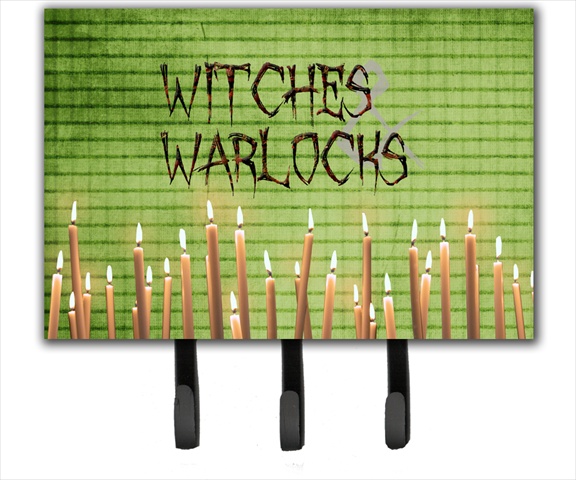 6 x 9 In. Witches and Warlocks Halloween Leash or Key Holder