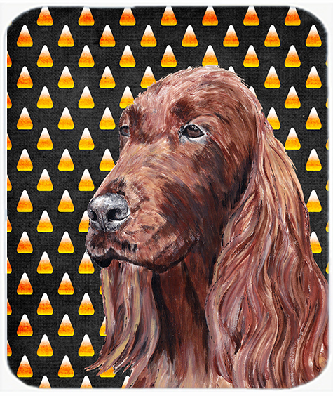 Irish Setter Halloween Candy Corn Glass Cutting Board Large Size