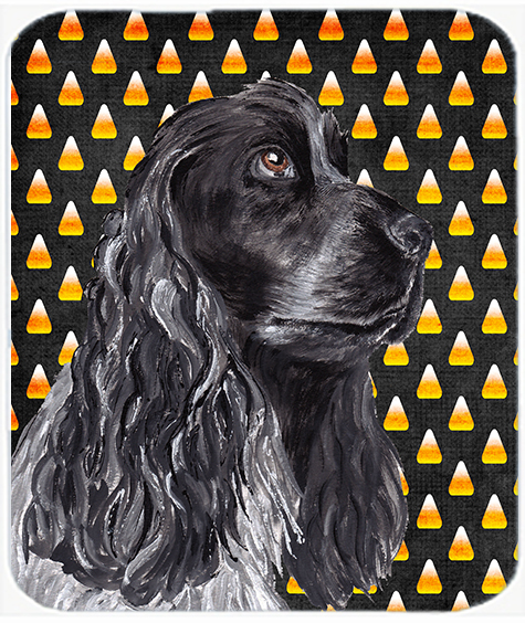 7.75 x 9.25 In. Cocker Spaniel Halloween Candy Corn Mouse Pad, Hot Pad or Trivet