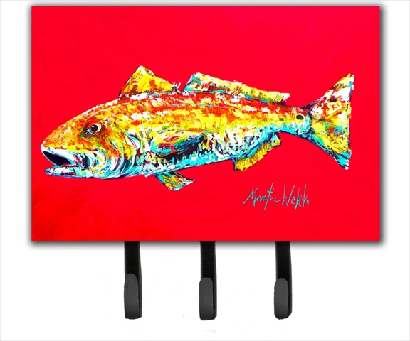 MW1084TH68 6 x 9 In. Fish - Red Fish Alphonzo Leash or Key Holder