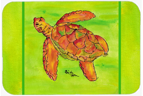 Picture of Carolines Treasures 8376LCB 15 X 12 In. Turtle Glass Cutting Board Large Size
