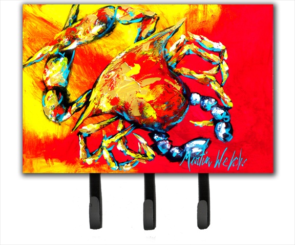 MW1086TH68 6 x 9 In. Crab Hot Dang Leash or Key Holder