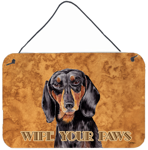 Dachshund Aluminium Metal Wall or Door Hanging Prints