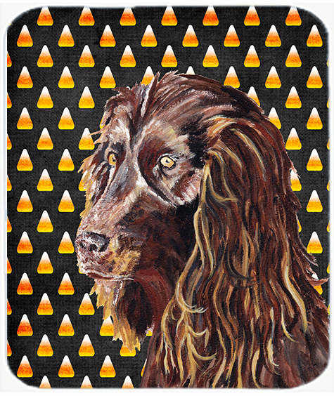 Boykin Spaniel Halloween Candy Corn Mouse Pad - 9.5 x 8 in.