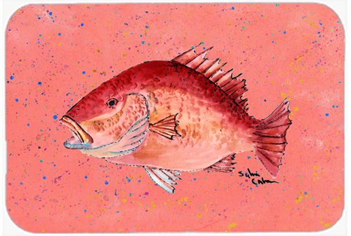 Picture of Carolines Treasures 8351LCB 15 X 12 In. Strawberry Snapper Glass Cutting Board Large Size