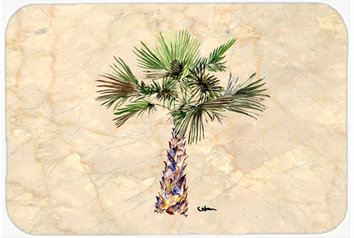 Picture of Carolines Treasures 8480LCB 15 X 12 In. Palm Tree Glass Cutting Board Large Size