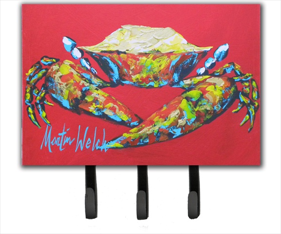 6 x 9 In. Crab Seafood One Leash or Key Holder