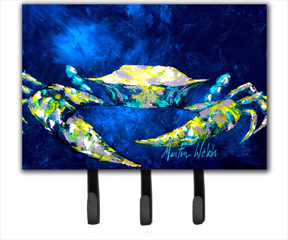6 x 9 In. Crab Tealy Leash or Key Holder