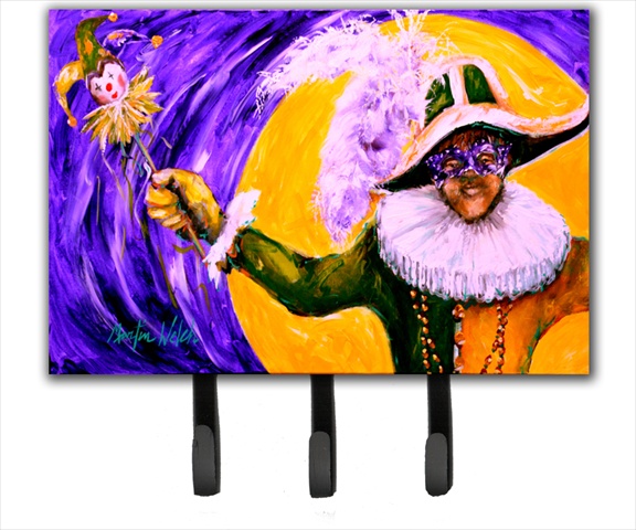 6 x 9 In. Mardi Gras Hey Mister Leash or Key Holder