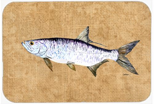 Picture of Carolines Treasures 8804LCB 15 X 12 In. Tarpon Glass Cutting Board Large Size