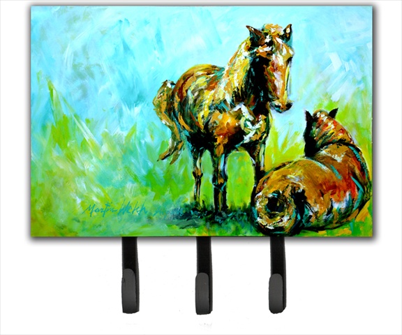 6 x 9 In. Horse Grazin Leash or Key Holder
