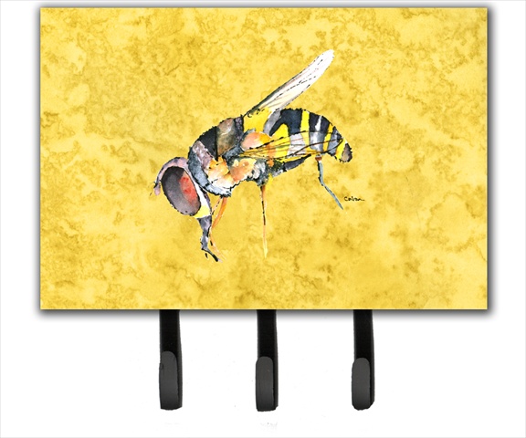 6 x 9 In. Bee on Yellow Leash or Key Holder