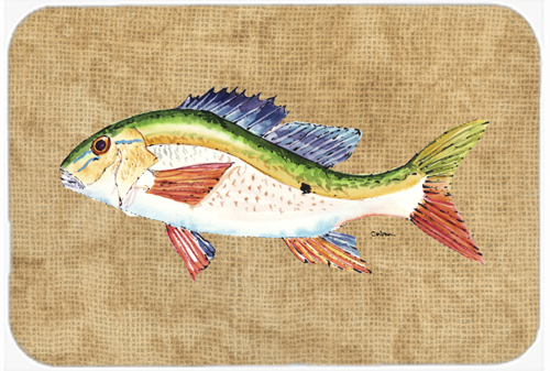 Picture of Carolines Treasures 8816LCB 15 X 12 In. Rainbow Trout Glass Cutting Board Large Size