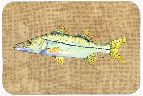 Picture of Carolines Treasures 8819LCB 15 X 12 In. Snook Glass Cutting Board Large Size