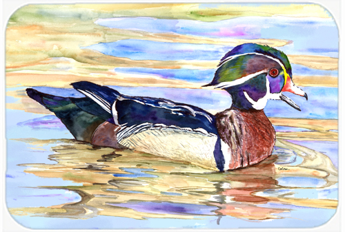 Picture of Carolines Treasures 8831LCB 15 X 12 In. Wood Duck Glass Cutting Board Large Size