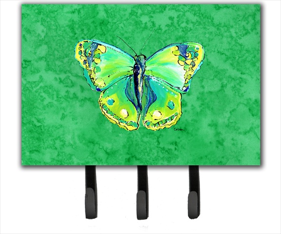 6 x 9 In. Butterfly Green on Green Leash or Key Holder