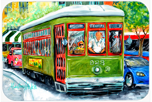 15 X 12 In. Street Car Glass Cutting Board Large Size