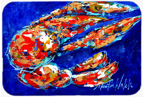 Craw Momma Crawfish Glass Cutting Board Large Size