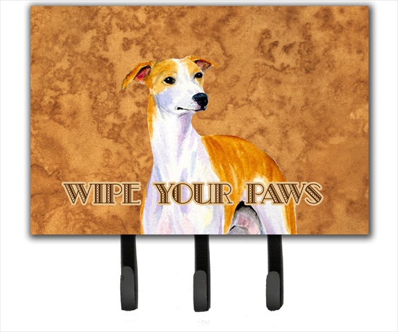 LH9449TH68 6 x 9 In. Whippet Wipe your Paws Leash or Key Holder