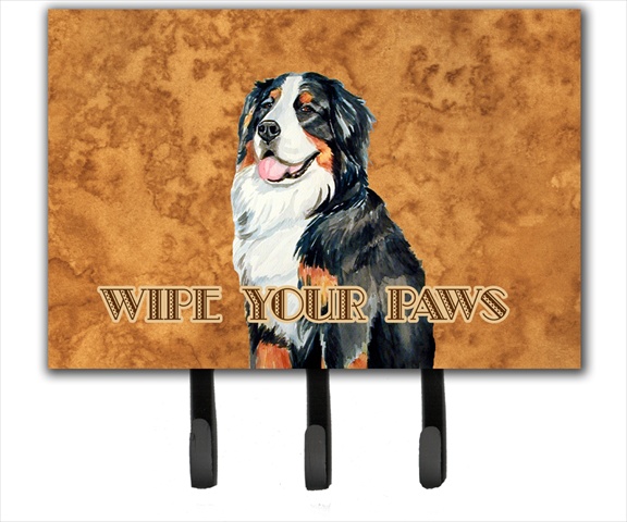 6 x 9 In. Bernese Mountain Dog Wipe your Paws Leash or Key Holder