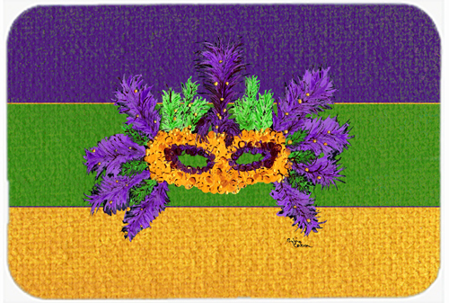 Picture of Carolines Treasures 8389LCB 15 x 12 in. Mardi Gras Mask Glass Cutting Board