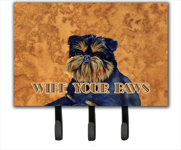 LH9462TH68 6 x 9 in. Brussels Griffon Wipe Your Paws Leash or Key Holder