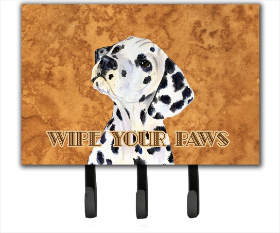 SS4892TH68 6 x 9 in. Dalmatian Wipe Your Paws Leash or Key Holder