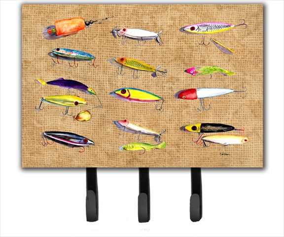 6 x 9 in. Fishing Lures Leash or Key Holder