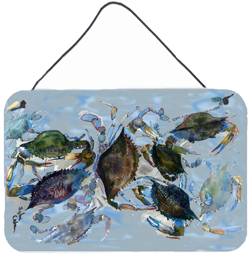 Crab Aluminium Metal Wall or Door Hanging Print