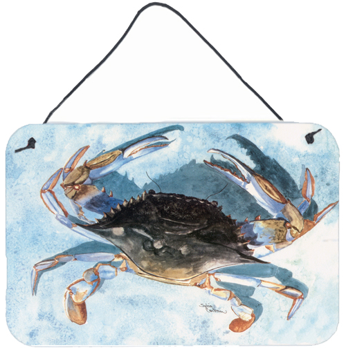 Crab Aluminium Metal Wall or Door Hanging Print
