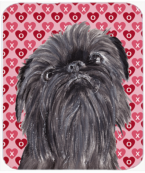 Brussels Griffon Valentines Love Glass Cutting Board- Large