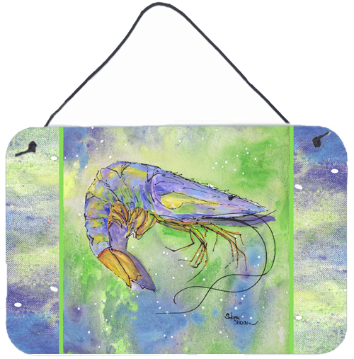 Shrimp Aluminium Metal Wall or Door Hanging Print