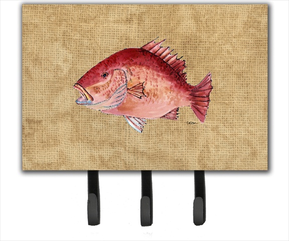 8812TH68 6 x 9 in. Strawberry Snapper Leash or Key Holder