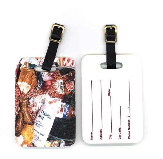 Pair of Red Beans and Rice Luggage Tag