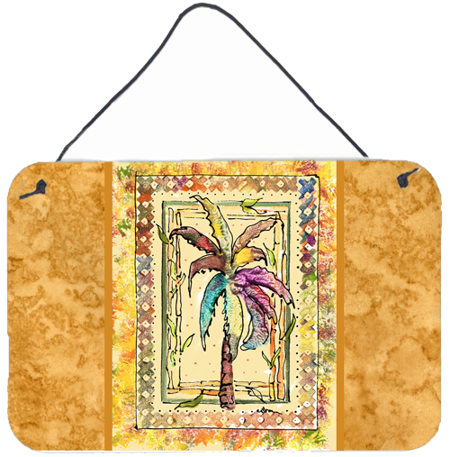 Palm Tree Aluminium Metal Wall or Door Hanging Print